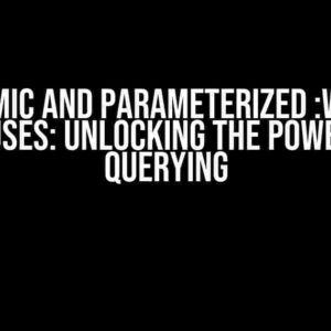 Datomic and Parameterized :where Clauses: Unlocking the Power of Querying