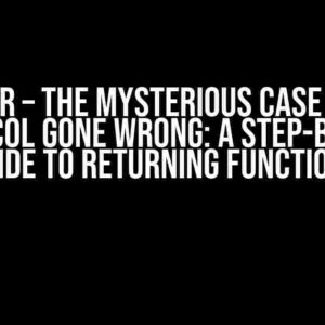 Tkinter – The Mysterious Case of the Protocol Gone Wrong: A Step-by-Step Guide to Returning Functions